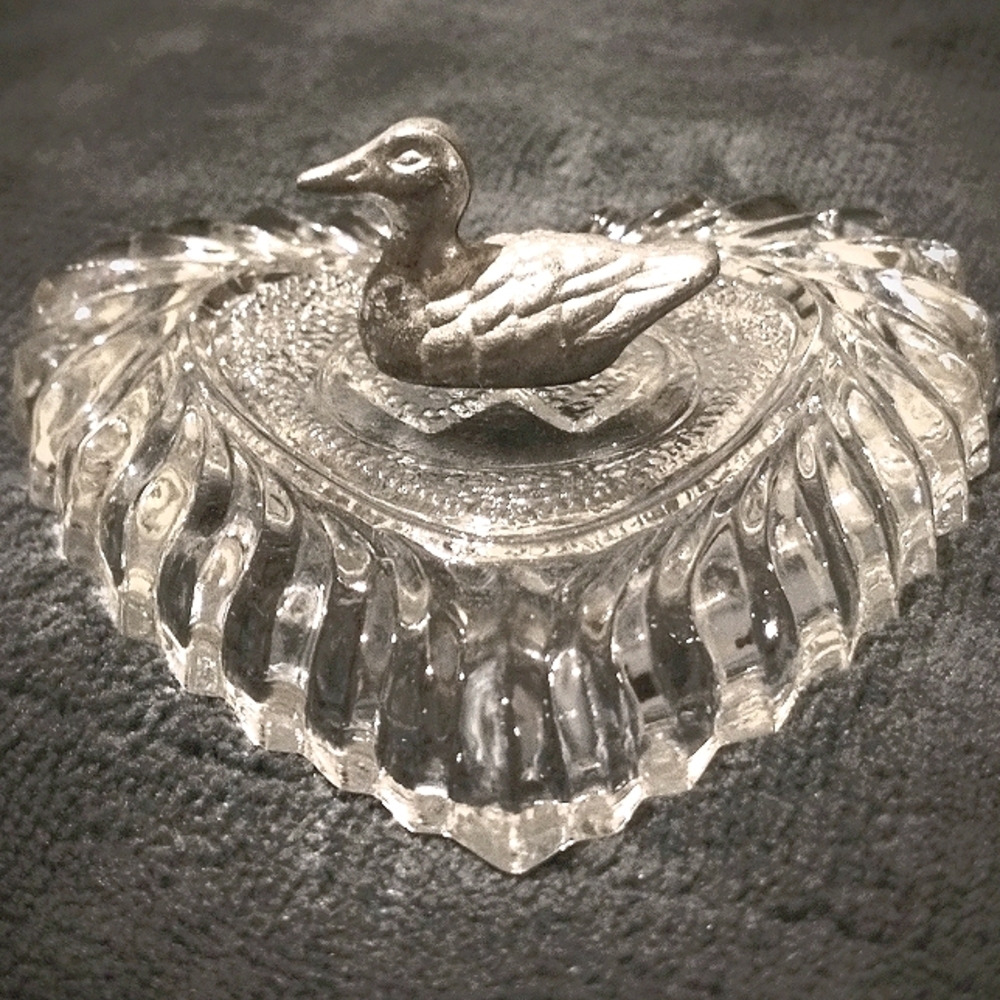 2" Small Pewter Duck Figurine